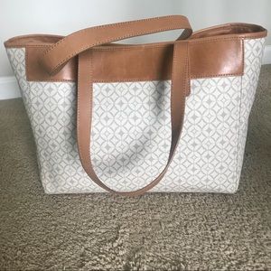 Fossil Audri Sig Shopper - Bone